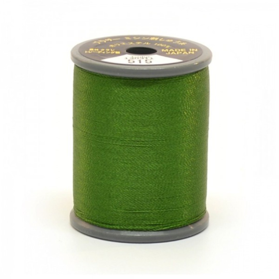 Brother Embroidery Thread - 300m - Moss Green 515 image 0
